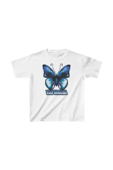 Unisex Çocuk Baskılı T-Shirt - Beyaz Unisex Çocuk Baskılı T-Shirt - Beyaz