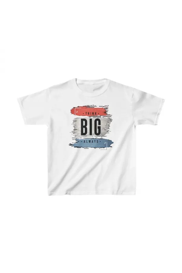 Unisex Çocuk Baskılı T-Shirt - Beyaz Unisex Çocuk Baskılı T-Shirt - Beyaz