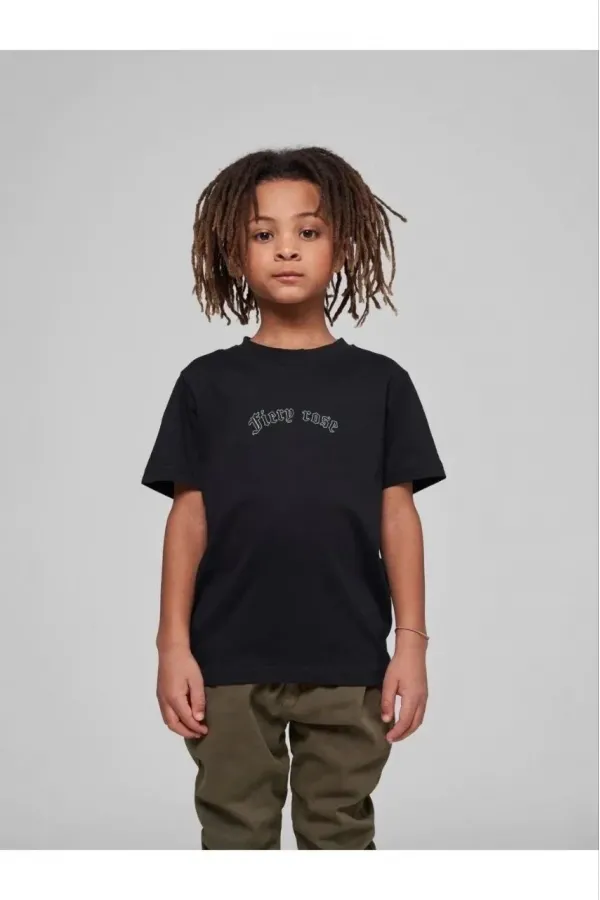 Çocuk Unisex Baskılı T-Shirt - Siyah Çocuk Unisex Baskılı T-Shirt - Siyah