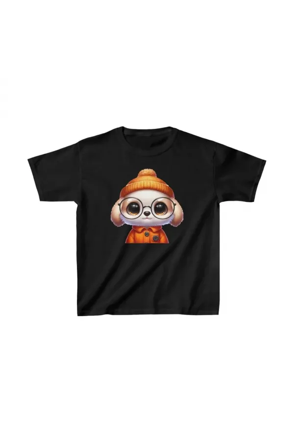 Unisex Çocuk Baskılı T-Shirt - Siyah Unisex Çocuk Baskılı T-Shirt - Siyah