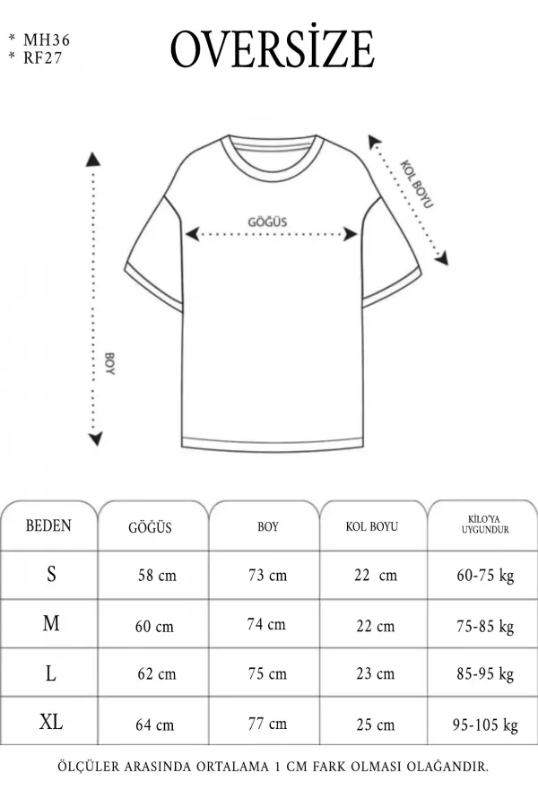 Erkek Tişort Bisiklet Yaka Baskılı Oversize T-Shirt - Gri Erkek Tişort Bisiklet Yaka Baskılı Oversize T-Shirt - Gri