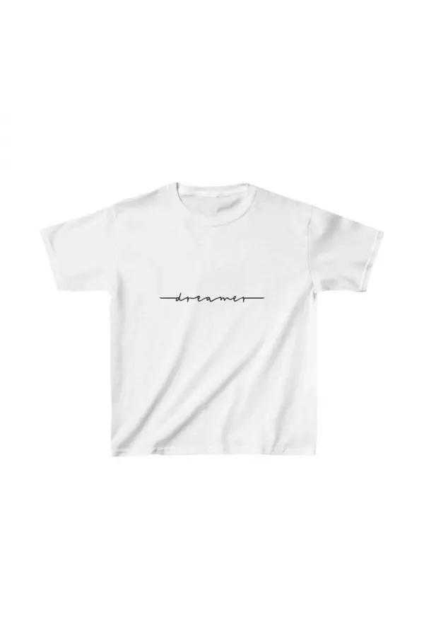 Çocuk Unisex Baskılı T-Shirt - Beyaz Çocuk Unisex Baskılı T-Shirt - Beyaz