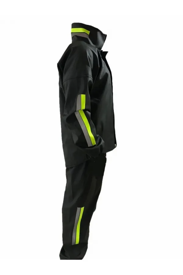 Erkek Motorcu Kurye Su Geçirmez Yağmurluk Takım - Siyah Erkek Motorcu Kurye Su Geçirmez Yağmurluk Takım - Siyah