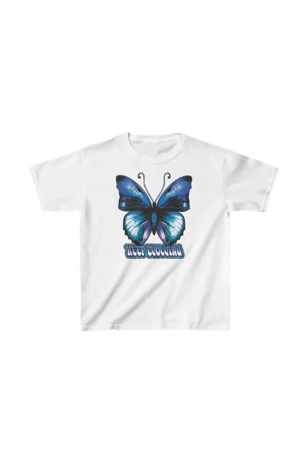 Unisex Çocuk Baskılı T-Shirt - Beyaz Unisex Çocuk Baskılı T-Shirt - Beyaz