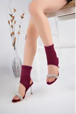 Brit Bordo Süet Booite Brit Bordo Süet Booite
