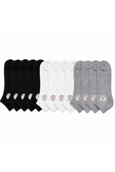 Unisex Dikişsiz Patik Çorap 12'li | %85 Pamuklu Geri Dönüşüm İplikli, Nefes Alan Spor Unisex Dikişsiz Patik Çorap 12'li | %85 Pamuklu Geri Dönüşüm İplikli, Nefes Alan Spor