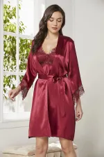 Pierre Cardin 6040 Kısa Gecelikli 6'lı İpek Set Pierre Cardin 6040 Kısa Gecelikli 6'lı İpek Set