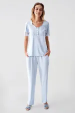Freshness 321 Kadın Sabahlıklı Pijama Takımı Freshness 321 Kadın Sabahlıklı Pijama Takımı