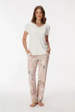 Anıl 11396 Kadın T-Shirt Ve Pantalon Takım Anıl 11396 Kadın T-Shirt Ve Pantalon Takım