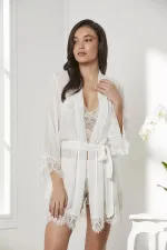 Pierre Cardin 7005 Sabahlıklı Şort Gecelik Takım Pierre Cardin 7005 Sabahlıklı Şort Gecelik Takım