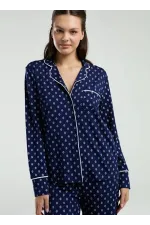 Pierre Cardin Pc8950-S Kadın Gömlek Pijama Takım Pierre Cardin Pc8950-S Kadın Gömlek Pijama Takım