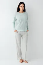 Pierre Cardin 9050-S Kadın Uzun Kol Pijama Takım Pierre Cardin 9050-S Kadın Uzun Kol Pijama Takım