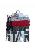Star 105 Desenli Jakar Erkek 3lü Kemer Boxer Star 105 Desenli Jakar Erkek 3lü Kemer Boxer