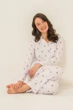 Rolypoly Rp3913-S Kadın Gömlek Pijama Takım Rolypoly Rp3913-S Kadın Gömlek Pijama Takım
