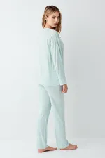 Arnetta 3407-S Kadın Uzun Kol Pijama Takım