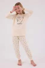Arnetta 3434-2 Kız Çocuk Uzun Kol Pijama Takım Arnetta 3434-2 Kız Çocuk Uzun Kol Pijama Takım