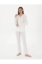 Pıerre Cardın 7717-S Bayan Gömlek Pijama Takımı Pıerre Cardın 7717-S Bayan Gömlek Pijama Takımı