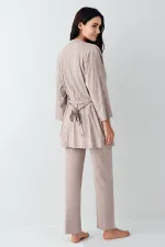 Pierre Cardin 9099-S 3lü Pijama Takımı Pierre Cardin 9099-S 3lü Pijama Takımı