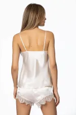 Pierre Cardin 2490 Bayan Sabahlıklı Saten Şort Takım Pierre Cardin 2490 Bayan Sabahlıklı Saten Şort Takım