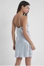 Pierre Cardin 624 Bayan Battal Kısa Saten Gecelik Pierre Cardin 624 Bayan Battal Kısa Saten Gecelik
