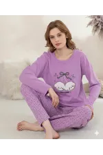 Boyraz 0351 Kadın Penye Uzun Kol Pijama Takımı Boyraz 0351 Kadın Penye Uzun Kol Pijama Takımı