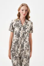 PJS 29049 Kadın Düğmeli Pijama Takım PJS 29049 Kadın Düğmeli Pijama Takım