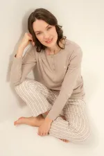 Arnetta 3779-S Kadın Uzun Kollu Pijama Takım Arnetta 3779-S Kadın Uzun Kollu Pijama Takım