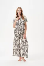 PJS 29049 Kadın Düğmeli Pijama Takım PJS 29049 Kadın Düğmeli Pijama Takım