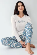 Pierre Cardin 9074-S Kadın Uzun Kol Pijama Takım Pierre Cardin 9074-S Kadın Uzun Kol Pijama Takım