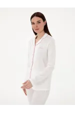 Pıerre Cardın 7717-S Bayan Gömlek Pijama Takımı Pıerre Cardın 7717-S Bayan Gömlek Pijama Takımı