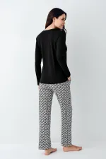 Pierre Cardin 9068-S Kadın Uzun Kol Pijama Takım Pierre Cardin 9068-S Kadın Uzun Kol Pijama Takım