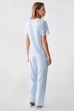 Freshness 321 Kadın Sabahlıklı Pijama Takımı Freshness 321 Kadın Sabahlıklı Pijama Takımı