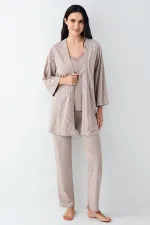 Pierre Cardin 9099-S 3lü Pijama Takımı Pierre Cardin 9099-S 3lü Pijama Takımı