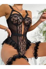 For Dreams 8450 Fantezi Dantelli Bodysuit For Dreams 8450 Fantezi Dantelli Bodysuit