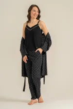 Pierre Cardin 9291-S Kadın 3Lü Pijama Takımı Pierre Cardin 9291-S Kadın 3Lü Pijama Takımı