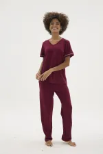 Kocabey KKT-26162K Kadın V Yaka Pijama Takımı Kocabey KKT-26162K Kadın V Yaka Pijama Takımı
