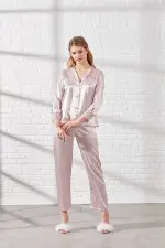 Pierre Cardin 6625 Kısa Gecelikli 6'lı İpek Set Pierre Cardin 6625 Kısa Gecelikli 6'lı İpek Set