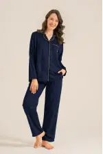 Pierre Cardin 9305-S Kadın Uzun Kol Pijama Takımı Pierre Cardin 9305-S Kadın Uzun Kol Pijama Takımı