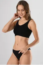 Miss Fit 11027 Kalın Askılı Pedli Bustiyer Miss Fit 11027 Kalın Askılı Pedli Bustiyer