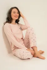 Rolypoly Rp3902-S Kadın Uzun Kol Pijama Takım Rolypoly Rp3902-S Kadın Uzun Kol Pijama Takım