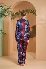 PJS 27079 Kadın Düğmeli Pijama Takımı PJS 27079 Kadın Düğmeli Pijama Takımı