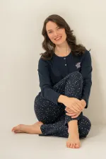 Arnetta Ar3775-S Kadın Uzun Kollu Pijama Takım Arnetta Ar3775-S Kadın Uzun Kollu Pijama Takım