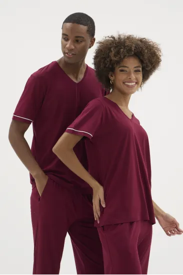 Kocabey KKT-26162 V Yaka Pijama Takımı Kocabey KKT-26162 V Yaka Pijama Takımı