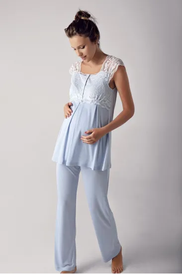 Artış 13200 Bayan Kısa Kol Lohusa Pijama Takımı Artış 13200 Bayan Kısa Kol Lohusa Pijama Takımı
