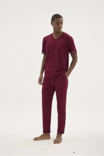 Kocabey KKT-26162 V Yaka Pijama Takımı Kocabey KKT-26162 V Yaka Pijama Takımı