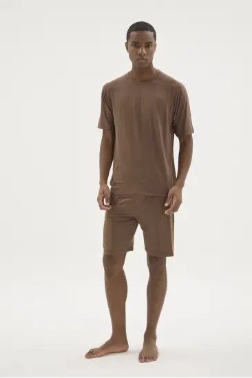 Kocabey ŞT-26211  O Yaka Şortlu Pijama Takımı