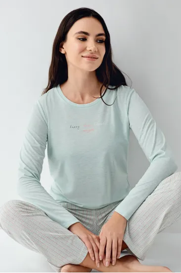 Pierre Cardin 9050-S Kadın Uzun Kol Pijama Takım Pierre Cardin 9050-S Kadın Uzun Kol Pijama Takım