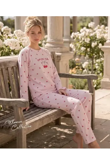 Boyraz VF-02906 Kadın Waffle Kumaş Pijama Takımı