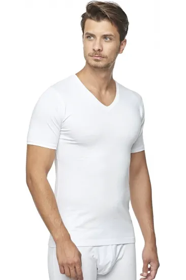 Star 206 Modal Yarım Kol V-Yaka T-Shirt Atlet Star 206 Modal Yarım Kol V-Yaka T-Shirt Atlet