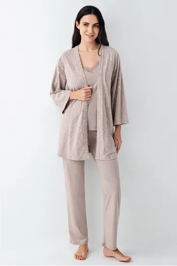 Pierre Cardin 9099-S 3lü Pijama Takımı Pierre Cardin 9099-S 3lü Pijama Takımı